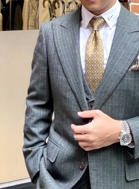 复古商务正装意大利风格花纹领带男婚礼南韩丝绅士休闲高端领带