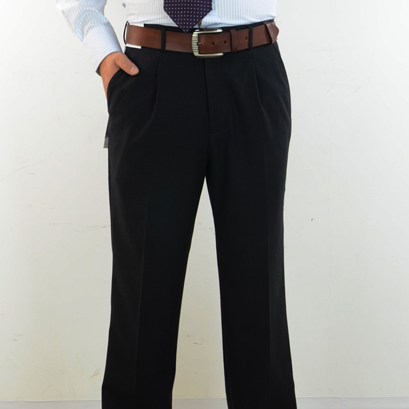 上班长裤男裤富绅宽松冬季商务