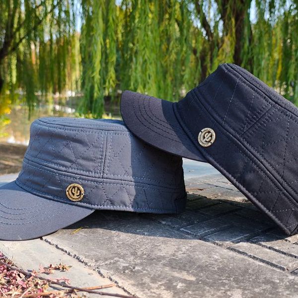 后封口全封闭男士帽子冬季加绒