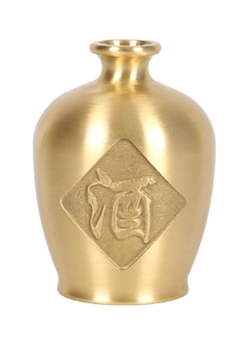 纯铜酒壶摆件迷你家用供佛酒杯小