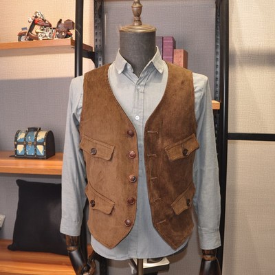 毛呢马甲小小伟业工厂直销牛角扣