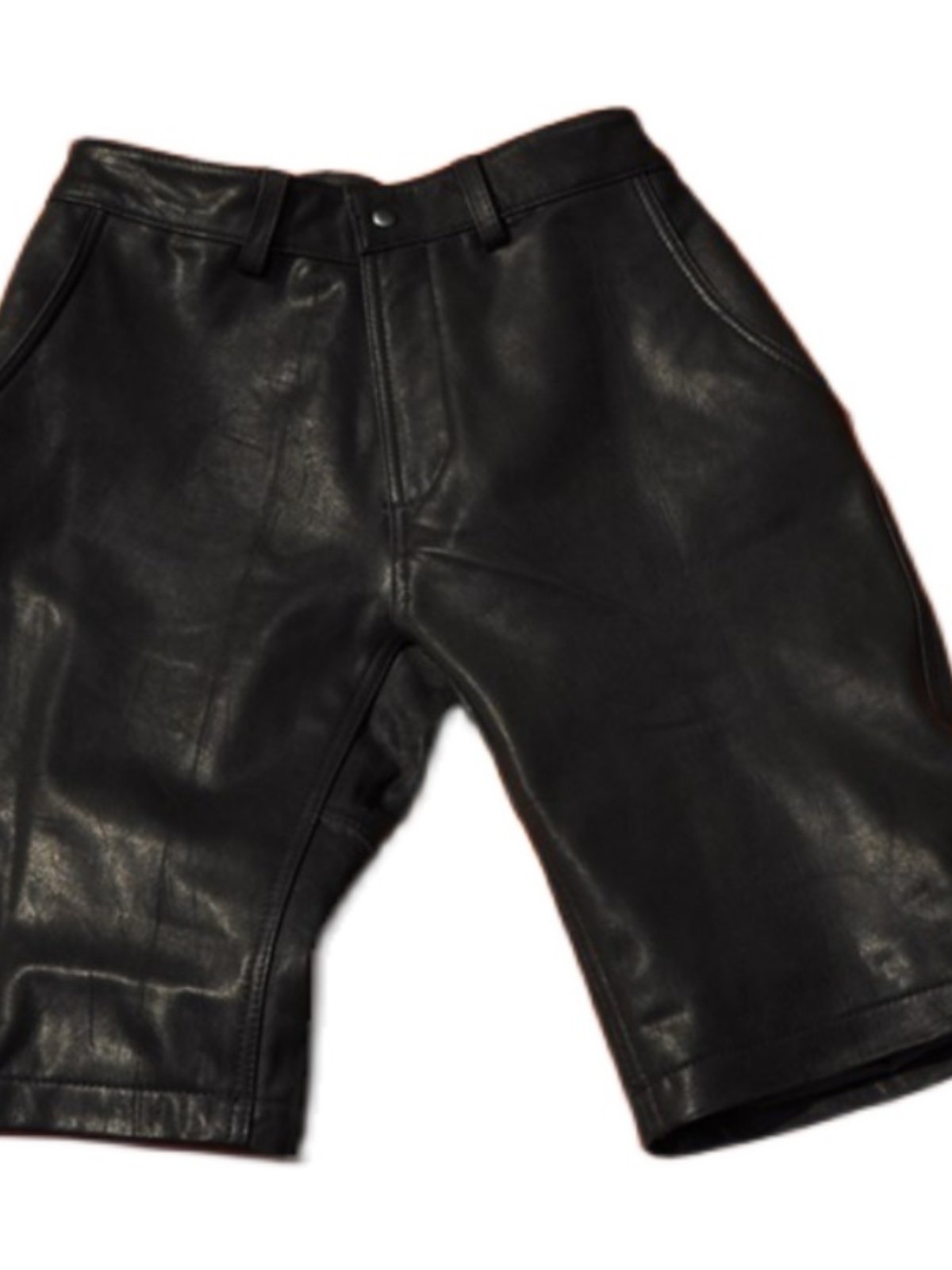 NEW   GOATSKIN UNCOATED SHORTS SUMMER BIKER MENS CASUAL PANTS