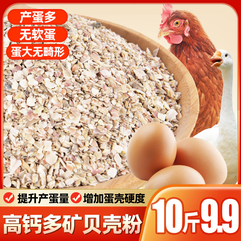 贝壳粉饲料 牡蛎粉贝壳饲料 鸡用补钙鸽子贝壳保健砂贝壳饲料包邮