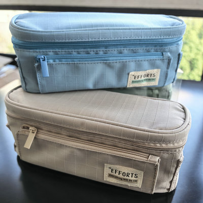 晨光强功能大容量加长笔袋文具盒