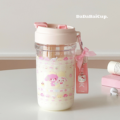 耐高温泡茶随行杯咖啡双饮口礼物