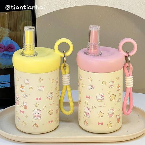 带茶隔随手杯316不锈钢可爱礼物