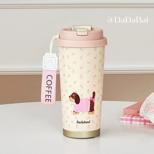 胡桃集市原创ins韩系粉嫩碎花杯