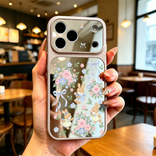 凤凤花园兔兔适用苹果18promax手机壳iPhone17新款16pro小众15Plus高级感15高级14ins风13小清新12仿原镜面11