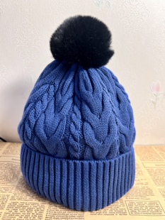 清仓特价!出口日本男女毛线帽双层帽子