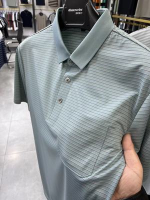 口袋短袖POLO衫谛索威尔潮中老年