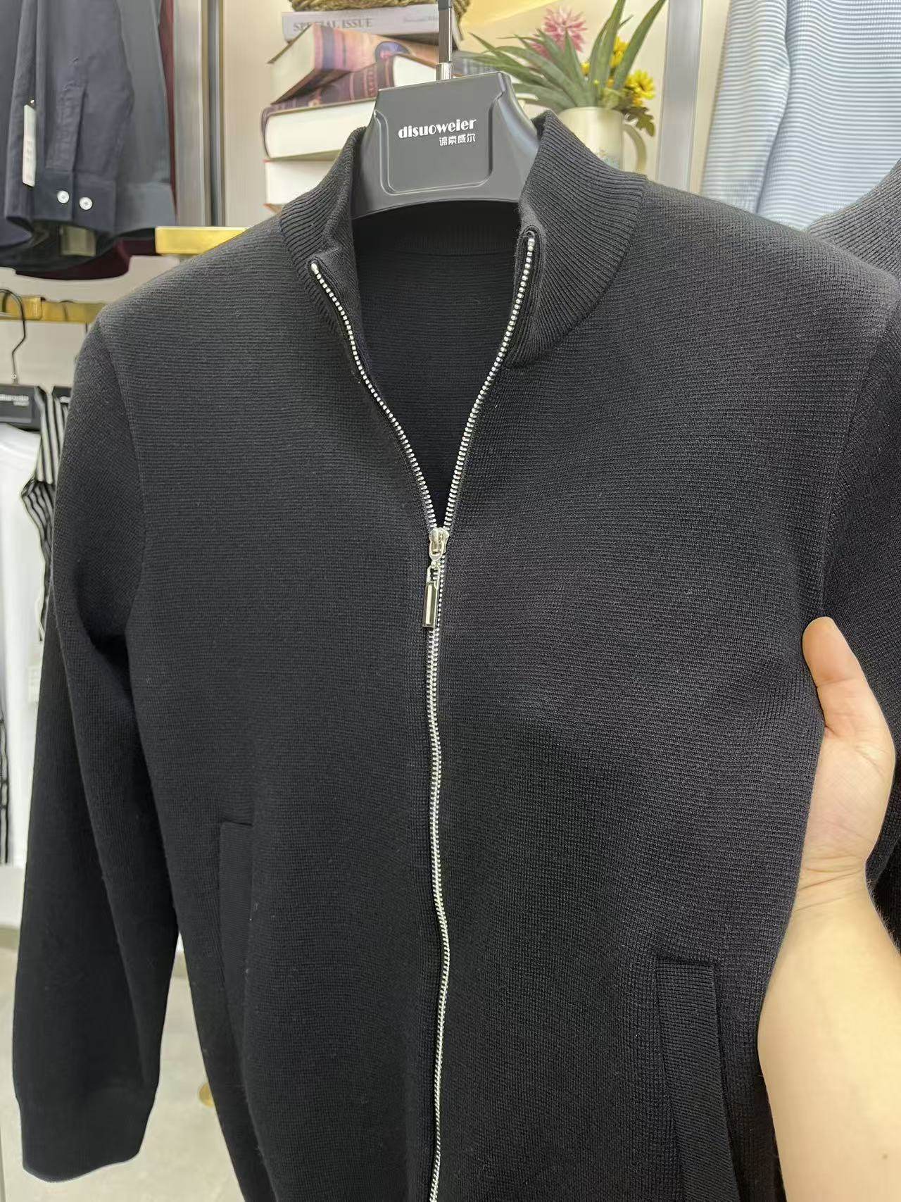 2025秋冬季羊毛桑蚕丝针织拉链外套口袋半高领开衫针织夹克厚款潮,男装,针织衫/毛衣,淘宝优惠券,粉丝福利购,淘宝优惠卷
