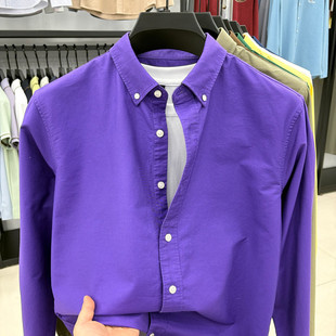 纯棉衬衫 中青年男女通用长袖 宽松休闲百搭潮流上衣 新款 2026春夏季