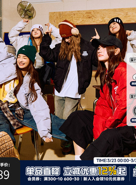 RickyisClown压印MA1立体感羽绒服男生25冬季潮流飞行夹克外套女