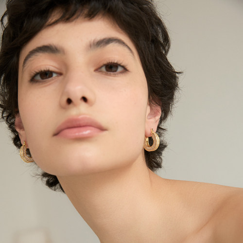 AuRevoirLesFilles密镶耳环欧美
