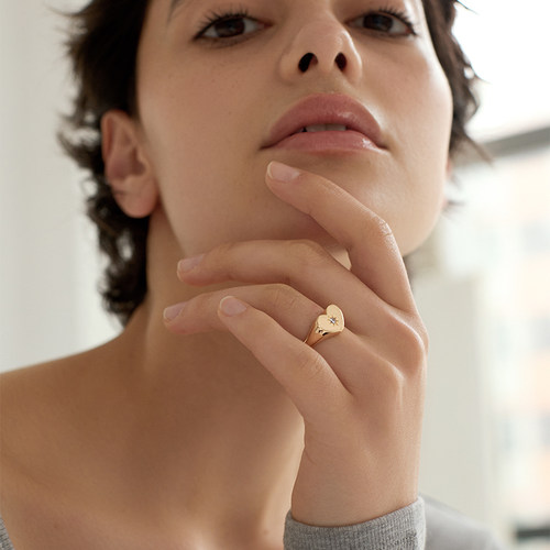 AuRevoirLesFilles金色戒指欧美