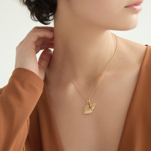 AuRevoirLesFilles爱心项链