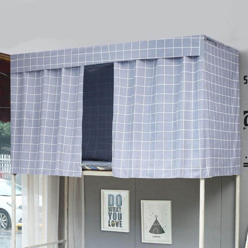 上鋪宿舍動漫簾子格子床簾遮光學生簡約床圍春季韓式壹體式簡單。在類目 牀上用品, 牀幔中 - 來自Buy2taobao.com提供專業的淘寶代購服務