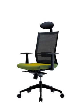 韩国patra办公椅电脑椅人体工学椅家用办公可升降带头枕布料skin