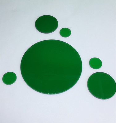 532nm绿色光学玻璃 LB1 VG9 滤光片