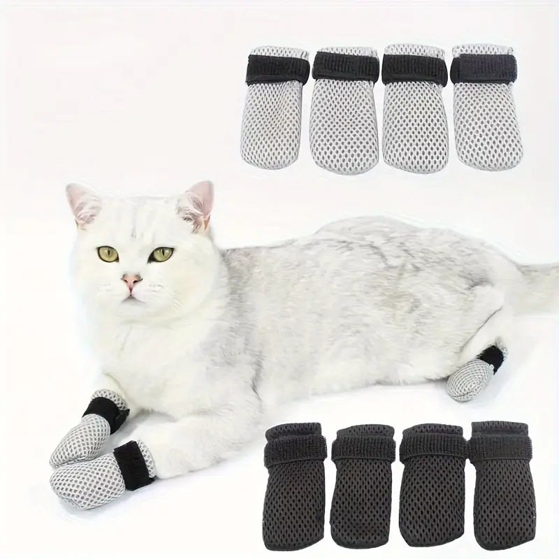 猫咪喂药防抓保暖鞋套