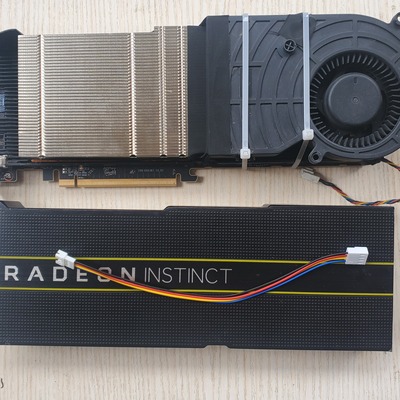 MI50刷RadeonVII改风扇赛3070