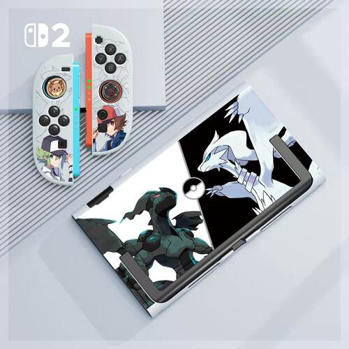 任天堂switch2代保护壳分体硬壳全包可插底座宝可梦oled磨砂壳薄