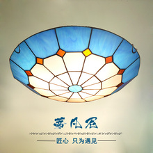 地中海蒂凡尼圆形主卧室饭厅吸顶灯1