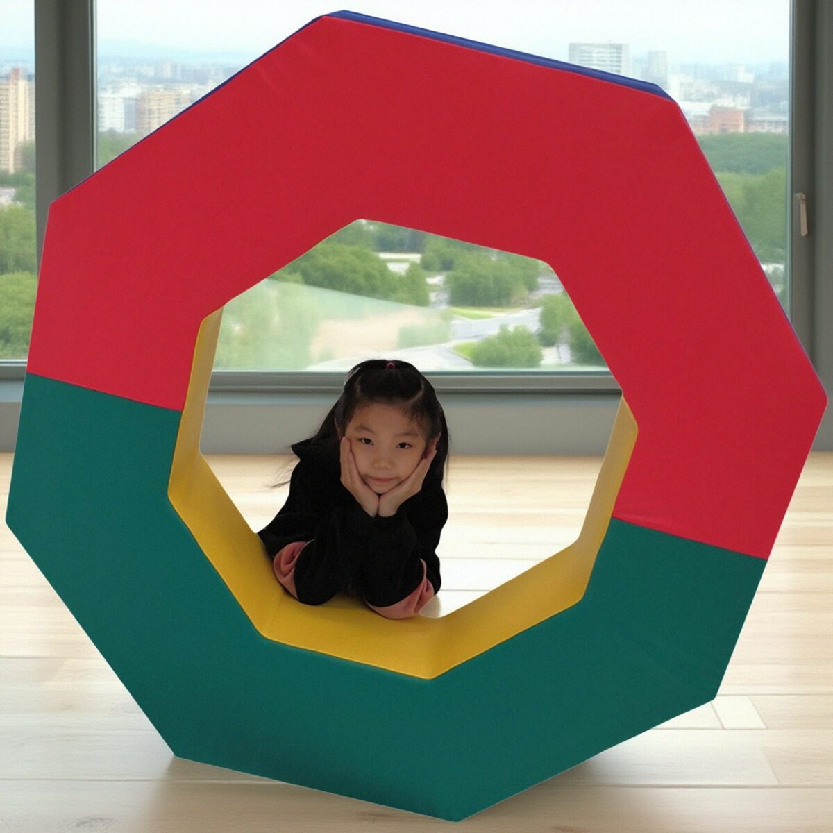 早教软体组合器材体能训练八角环甜甜圈教具小小运动馆教具可定制