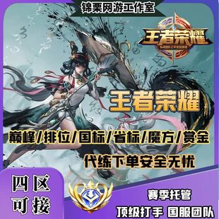 王者荣耀代打代练排位小国标大国标省标战力小魔方