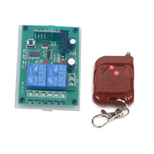 12V24V两路无线遥控开关门禁遥控道闸遥控灯具电机电控门远程遥控