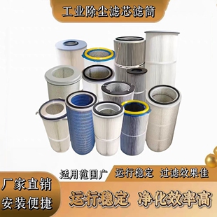 工业除尘滤芯六耳快拆滤筒粉末回收除尘器喷砂抛丸机静电喷塑滤芯
