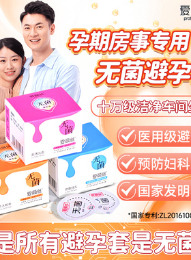 爱丽丝医用无菌避孕套孕期专用国家免费提供安全超薄灭菌试管取精