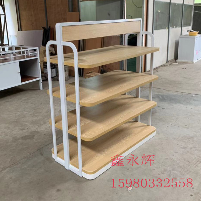 鑫永辉优品中岛木纹超市货架