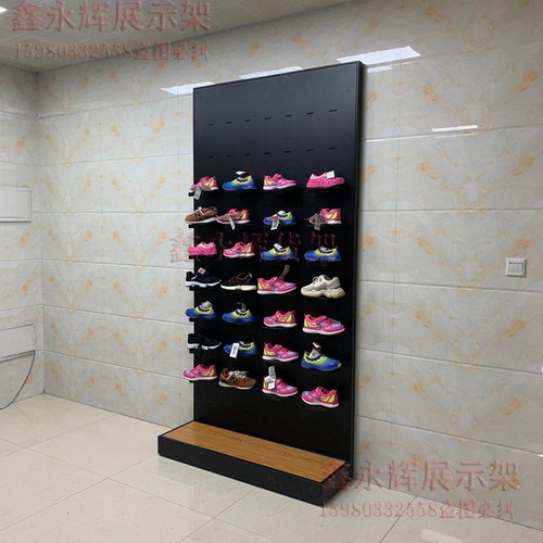 鞋架体育用品商场墙壁服装店