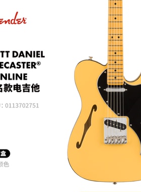 Fender芬德 Britt Daniel 签名款 Tele Thinline 电吉他