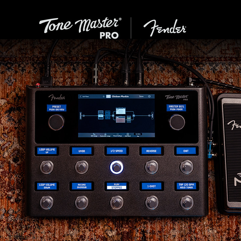 Fender纷达ToneMasterPro电吉他贝斯综合效果器模拟音箱数字工作