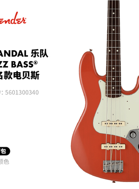 Fender芬德 SCANDAL乐队 TOMOMI 签名款 Jazz Bass 电贝斯