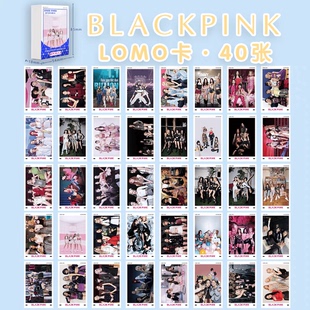 粉墨BLACKPINK精美LOMO卡Lisa金智秀朴彩英金智妮3寸小卡留言贺卡