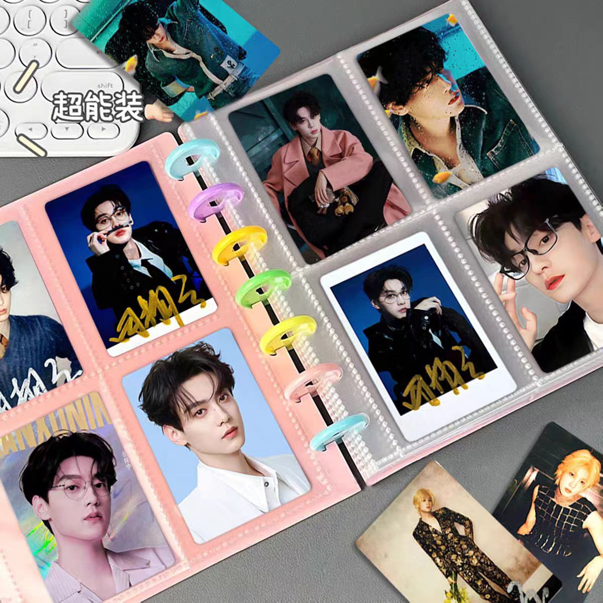 田栩宁自印小卡55张明星lomo卡