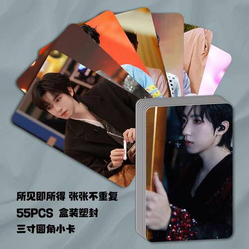 TNT贺峻霖个人高颜小卡55张
