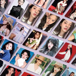 章若楠高颜小卡55张写真剧照周边高颜值三寸盒装亮面卡闪卡LOMO卡