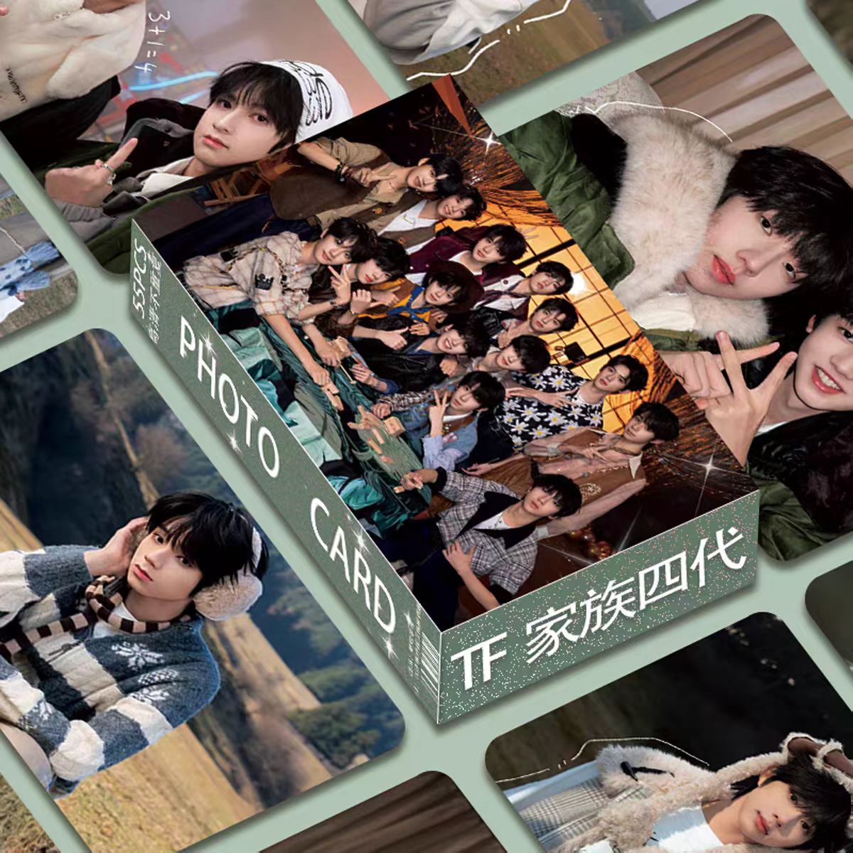 TF家族四代高颜LOMO小卡55张