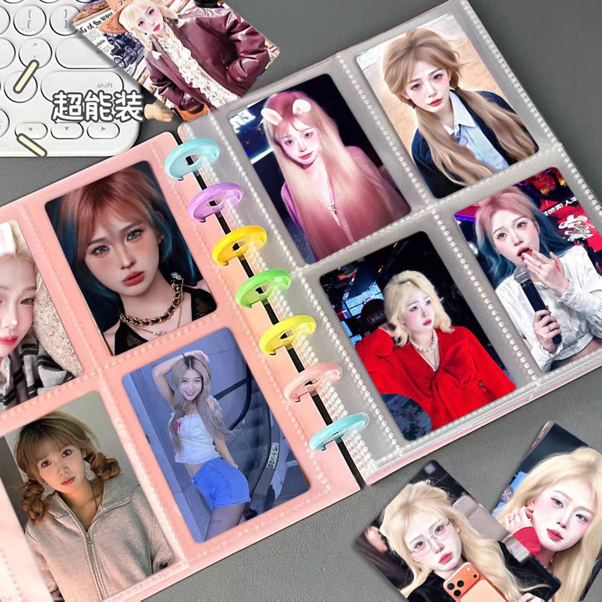 李博雅网红周边55张不重复明信片