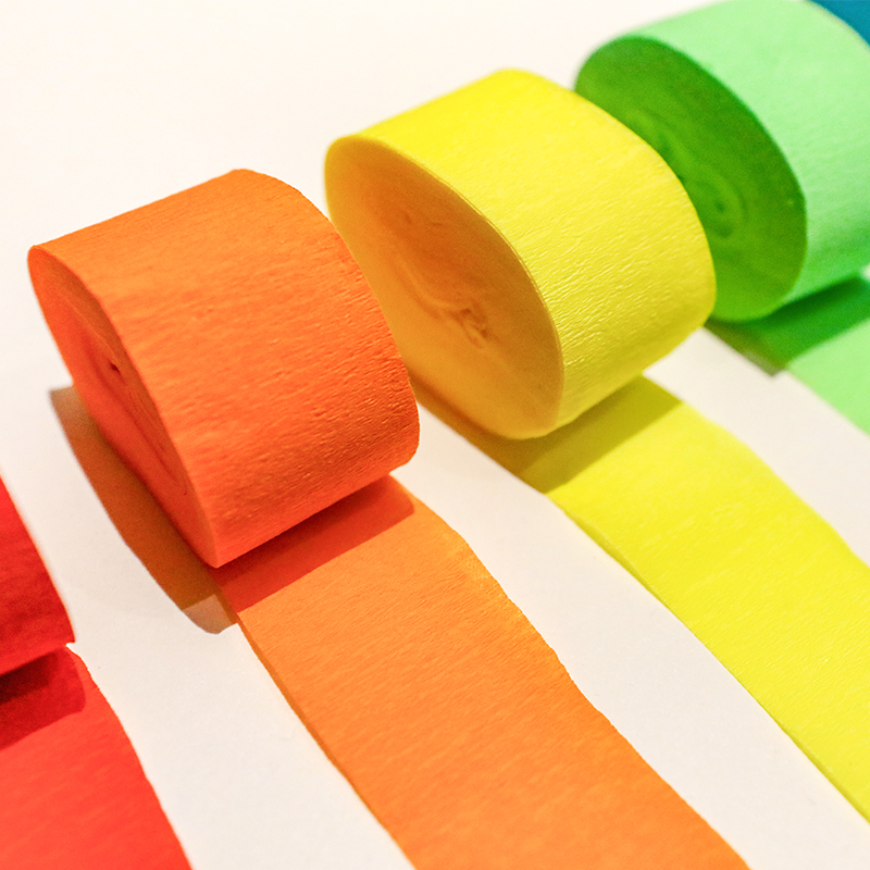 流苏纸卷生日派对拍照道具拉花