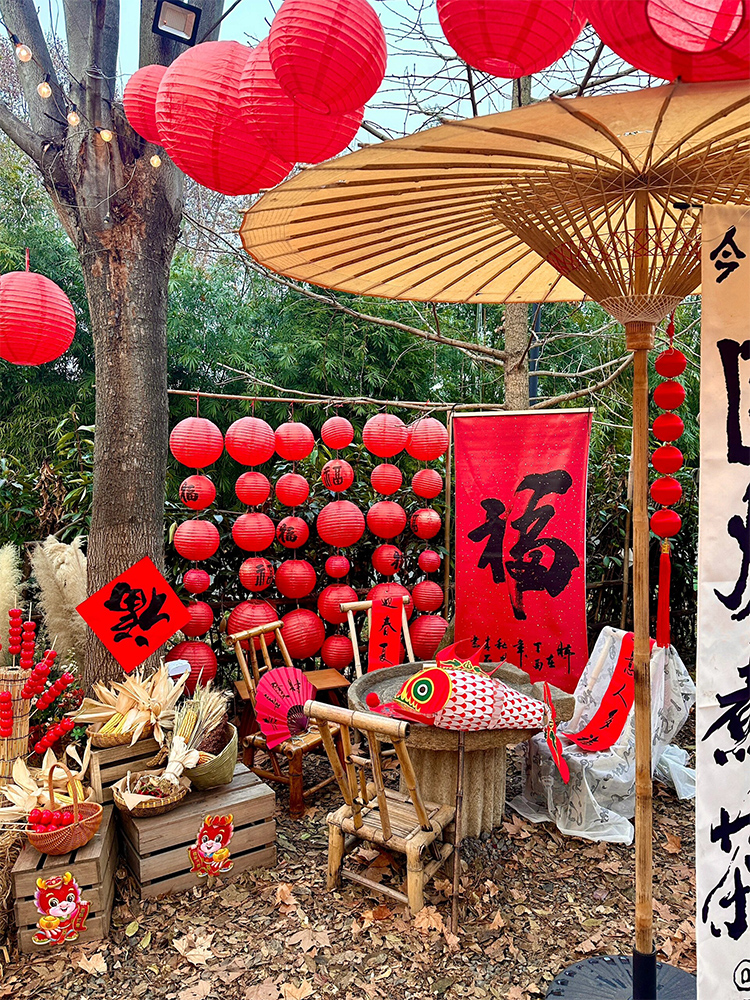 新年拍照装饰布置道具灯笼