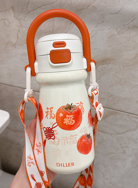 迪乐贝尔316不锈钢福柿保温杯