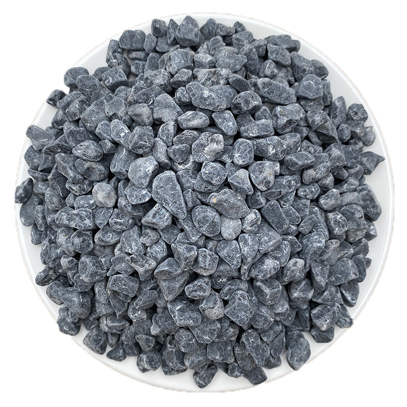 50斤深灰色黑色景观砾石水洗石枯山水庭院花园造景青石碎石子米石