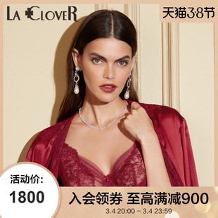 女王心选 LACLOVER兰卡文挚爱洛可可系列蕾丝薄文胸LC13RG1