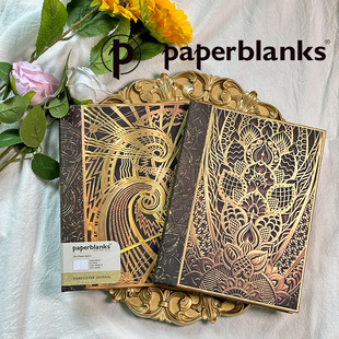 绝版paperblanks笔记本纽约查宁螺旋奢华复古设计精美手帐记事本