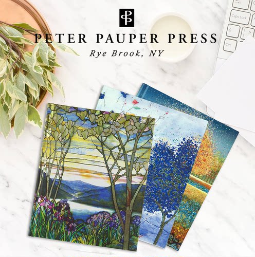 美国Peter Pauper Press复古精装B5笔记本精美高档送礼物记事本